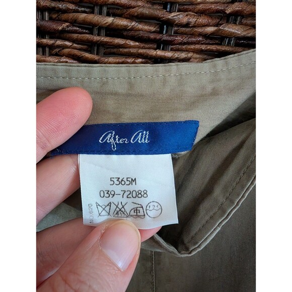 Western Peplum A-Line Lightweight Midi Skirt Women's 4 Tan Boho High Low Prairie - Picture 4 of 5